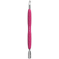 STALEKS UNIQ 10 TYPE 4.2 Лопатка манікюрна з силіконовою ручкою (пушер округлий вузький+лопатка відігнута) -