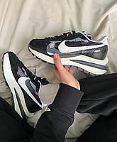 Кроссовки NIKE Sacai VaporWaffle Black 38