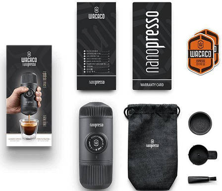 Wacaco Nanopresso – портативна кавоварка, мелена кава, фото 3