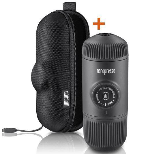 Wacaco Nanopresso + кейс – портативна кавоварка, мелена кава