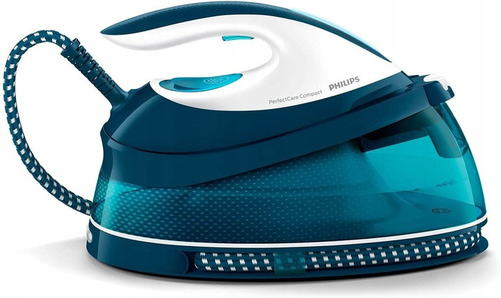 Праска з парогенератором Philips PerfectCare Compact GC7844/20 2400 Вт, синій