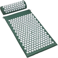 Акупунктурний / масажний килимок Acupressure Mat or Bed of Nails Зелений