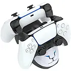 Зарядний пристрій для геймпада Infinity AOLION PS5 P-5 Dualsense Black White, фото 6