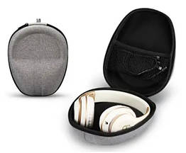Чохол для навушників жорсткий Textile 21*17*10 см. Кейс-футляр для зберігання навушників