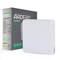 Накладной светодиодный светильник Ardero AL802ARD 24W 5000К 2040Лм 180х180х40 мм квадрат