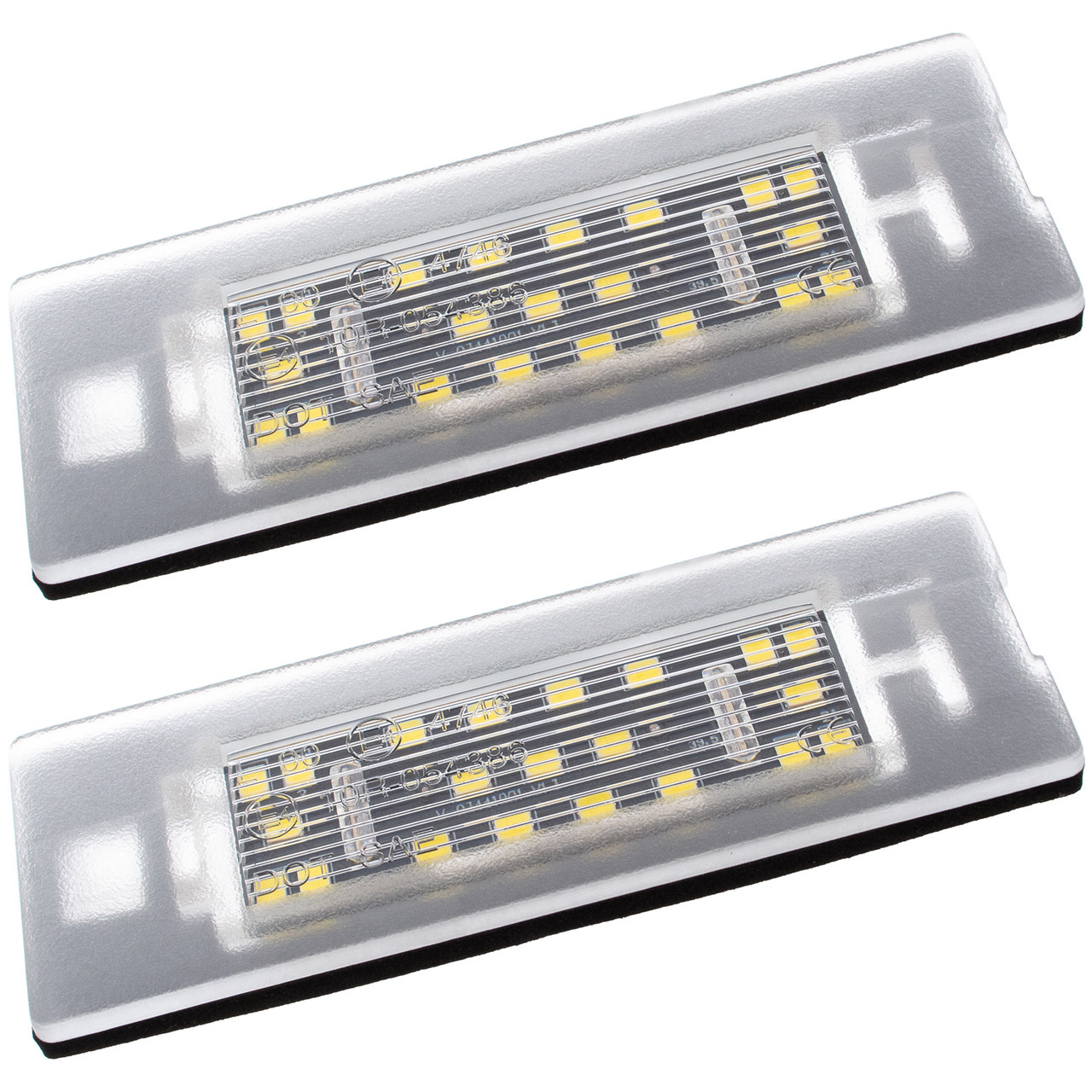 Fiat Panda (від 2003-) світлодіодна LED-підсвітка номерного знака (комплект), Фіат Панда