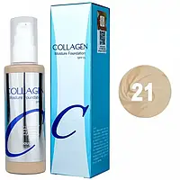 Тональний крем з колагеном Enough Collagen Moisture Foundation SPF15 №21 Natural Beige 100 мл (Корея)