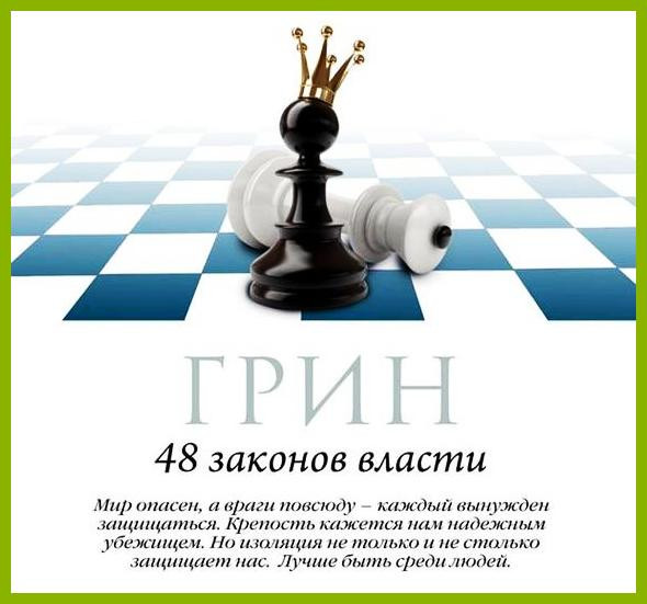 Книга 48 законів влади