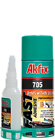 Клей двухкомпонентный с активатором 705 Akfix 400 + 100ml