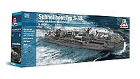 Збірна модель швидкісний ударний катер Schnellboot typ S-38 (ITALERI 5620) 1:35