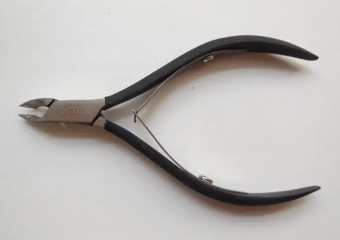 Манікюрні кусачки ЕСТЕТ чорні ручки, фото 1