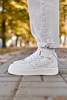 Зимние кроссовки Nike Air Force Mid Winter White (Хутро)