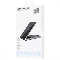 Бездротовий Зарядний пристрій Proove Metal Edge 3 in 1, фото 5