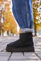 Зимние ботинки UGG Classic Mini Platform Black