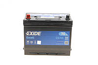 Акумуляторна батарея 70Ah/540A (270x173x222/+L/B9) Excell Азия EXIDE EB705 UA61