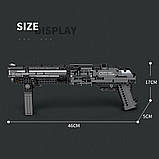 Конструктор 77002 Reobrix Дробовик Super Shorty, 882 деталі (Стріляє після збирання), фото 8