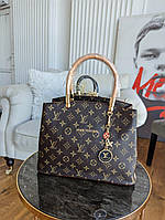 Сумка Louis Vuitton handbag коричневий+беж Є