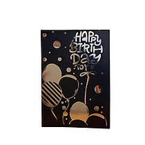 Міні-листівки "Happy birthday" кульки 10 шт