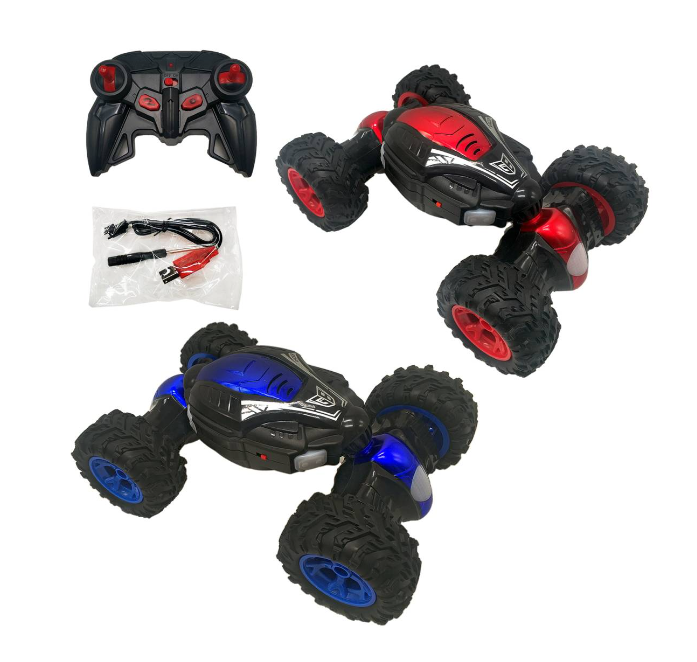 Машинка-перевертень на радіокеруванні синя і червона, трансформер - всюдихід 2 в 1. YL-70, фото 1