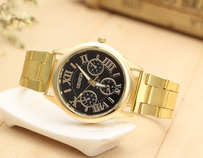 Золотий чоловічий наручний годинник