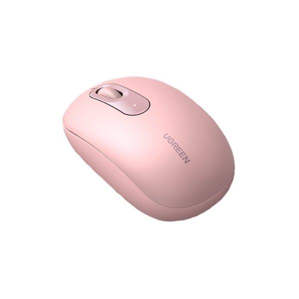 Бездротова USB-миша Ugreen USB wireless mouse 2,4 ГГц Pink (MU105)