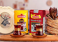 Турецький чорний чай Caykur Tiryaki та Rize 2 кг, моночай, розсипний дрібнолистовий чай