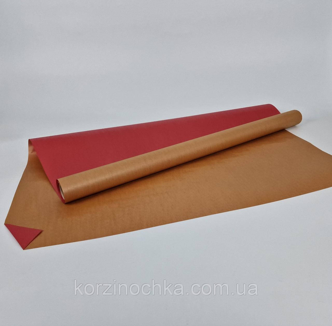 Папір для пакування квітів в рулоні(8 м)з друком(h680)Світло-коричневий(1 шт)