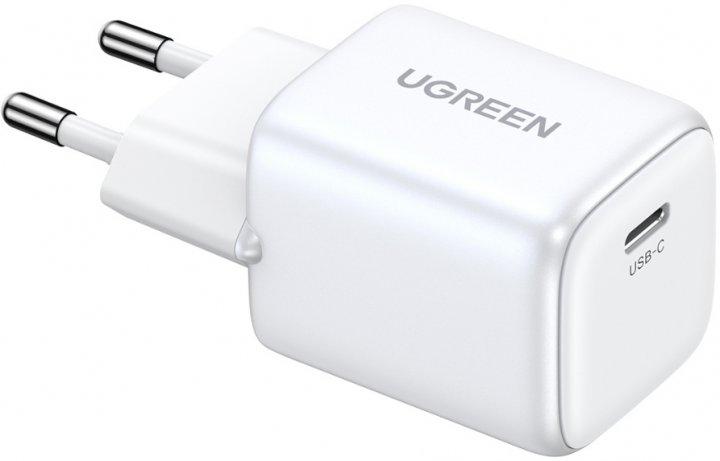 Мережевий зарядний пристрій Ugreen Nexode Mini 20 W PD GaN Tech PD 3.0 QC 4.0+ White (CD318)