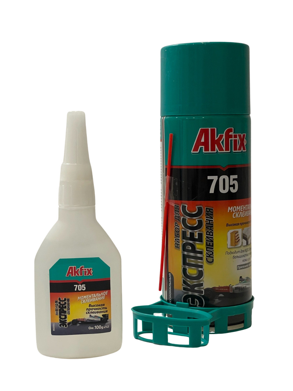 Универсальный клей-гель Akfix 705 Fast Adhesive с активатором 100 грамм - фото 2 - id-p96492244
