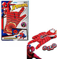 Супергерої "Спайдермен" рукавичка кулі диски 5шт
