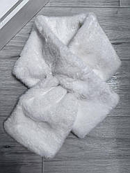 Шарф-комір  зі штучного хутра  кашне Білий (5005)