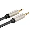 Кабель аудіо Ugreen 3.5 mm to 3.5 mm Audio Cable Braided 0.5 м Gray (AV125), фото 3