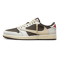 Мужские кроссовки Nike Air Jordan 1 Low OG x Travis Scott Reverse Mocha 45