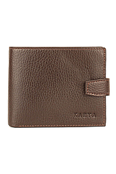 Шкіряне чоловіче портмоне Karya 0999-39 коричневе
