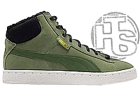 Мужские ботинки Puma Mid Corduroy Olive Winter Fur (с мехом) 13765