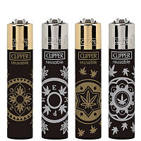 Газовая Зажигалка Клиппер Lighters Коллекция Clipper Money Hemp