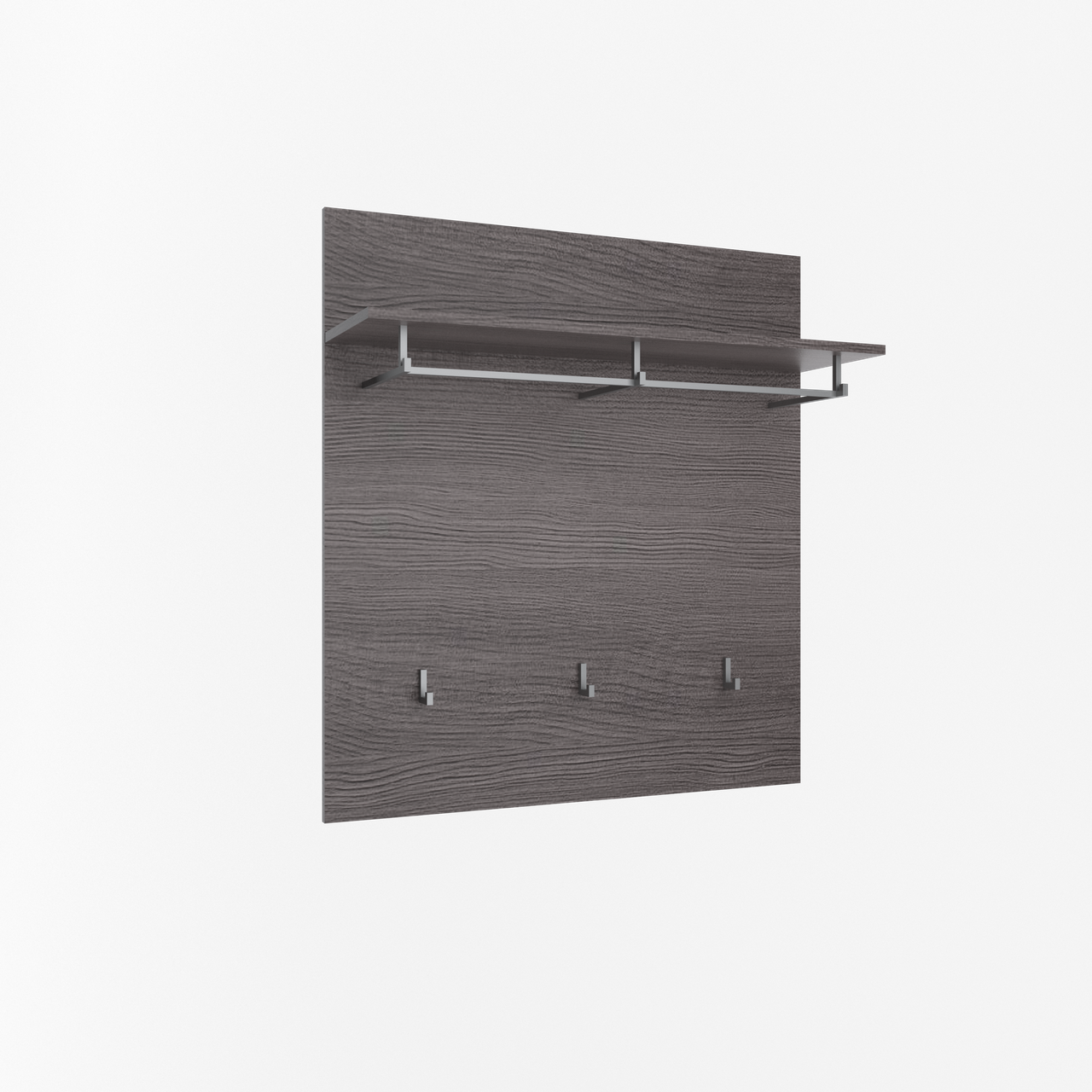 Вішалка Настінна Флорес Сосна Сіра/ Білий глянець Сокме, фото 1