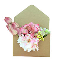 Конверти для квітів крафт 5 шт