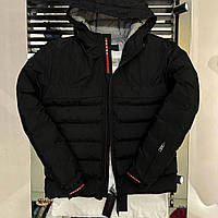 Брендовая зимняя куртка PRADA D11649 черная S, XXL