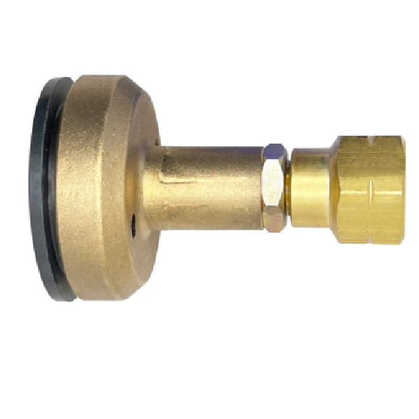 Заправний перехідник для газового балона (латунь), фото 1