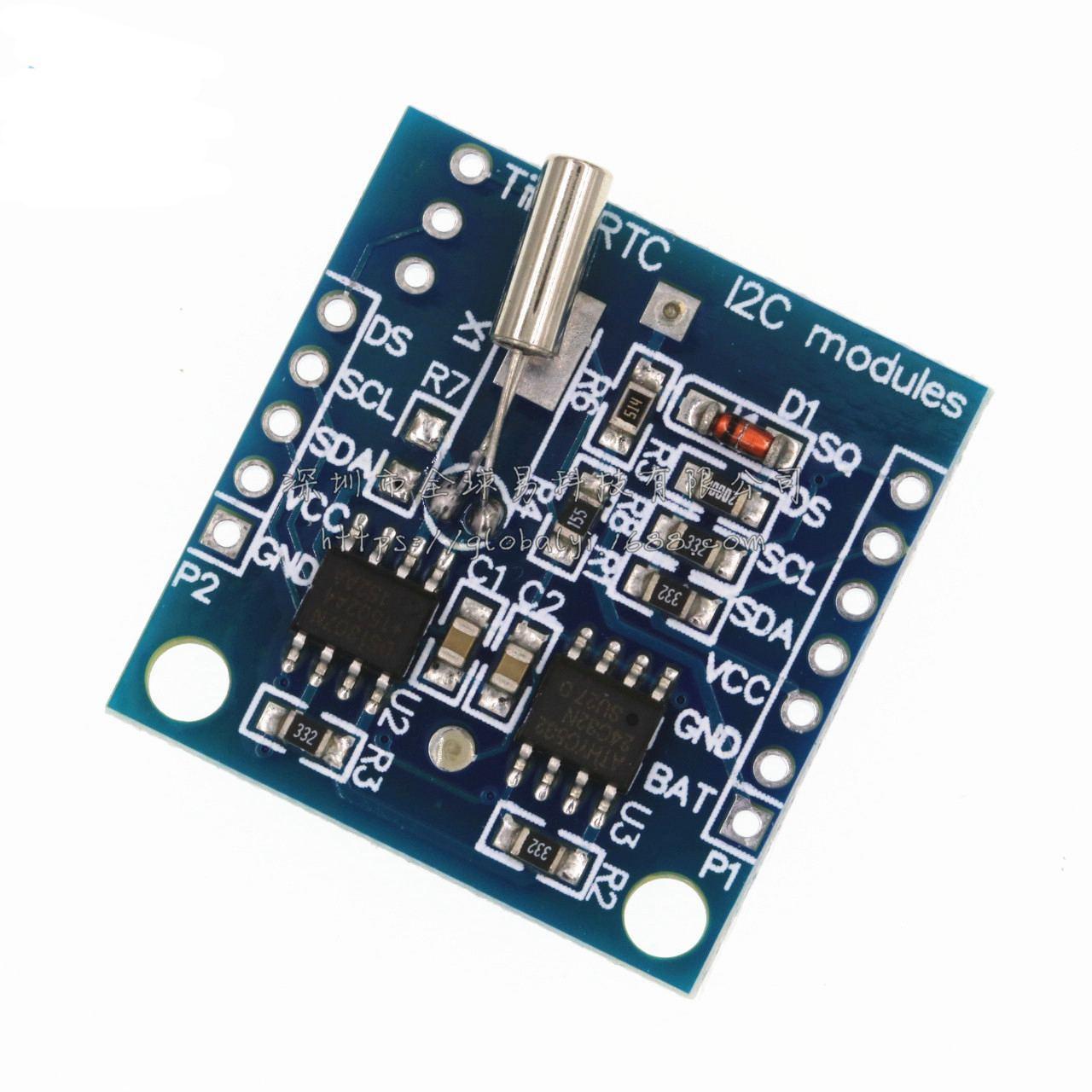 Годинник реального часу DS1307 з модулем пам'яті 24С32 і батарейкою