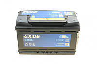 Акумуляторная батарея 80Ah/640A (315x175x190/+R/B13) Excell EXIDE EB800 UA61