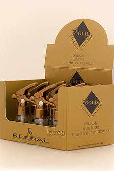 Kleral Золотий ботокс для волосся Gold Filler, 9 x 10 мл