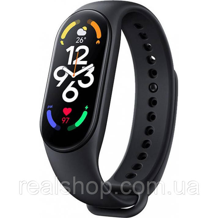 Фітнес-браслет Xiaomi Mi Smart Band 7 Black Original GLOBAL, фото 1
