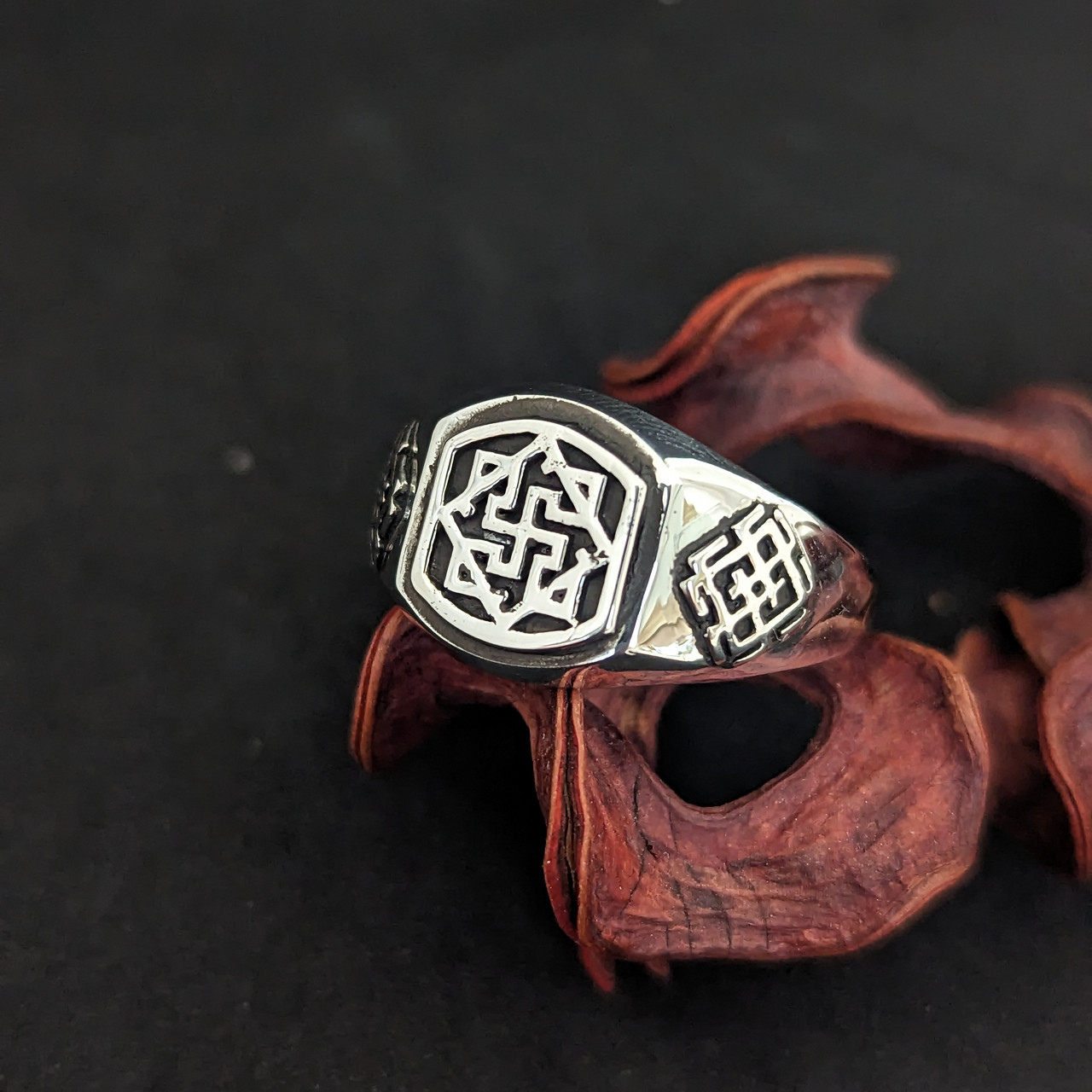 Валькірія, Символ Валькірія Слов'янський, Кільце, перстень, оберіг, слов'янський, срібло 925
