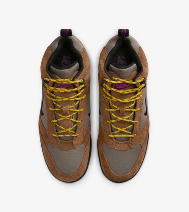 Мужские зимние кроссовки Nike ACG Torre Mid Waterproof Pecan and Olive Grey - фото 3 - id-p2053422375