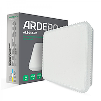 Накладной светодиодный светильник Ardero AL804ARD 36W 5000К 3060Лм 230х230х40 мм квадрат декор