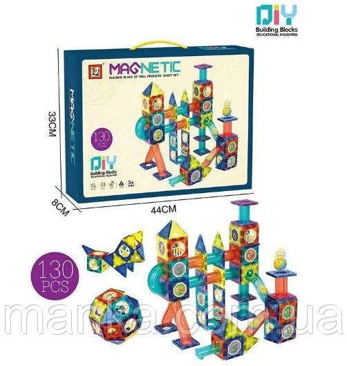 Магнітний конструктор "Лабіринт" 66860 A  130 деталей, в коробці, фото 1