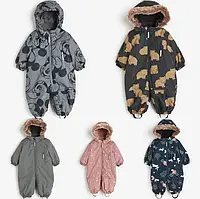 Теплий зимовий комбінезон H&M, дитячий різні кольори