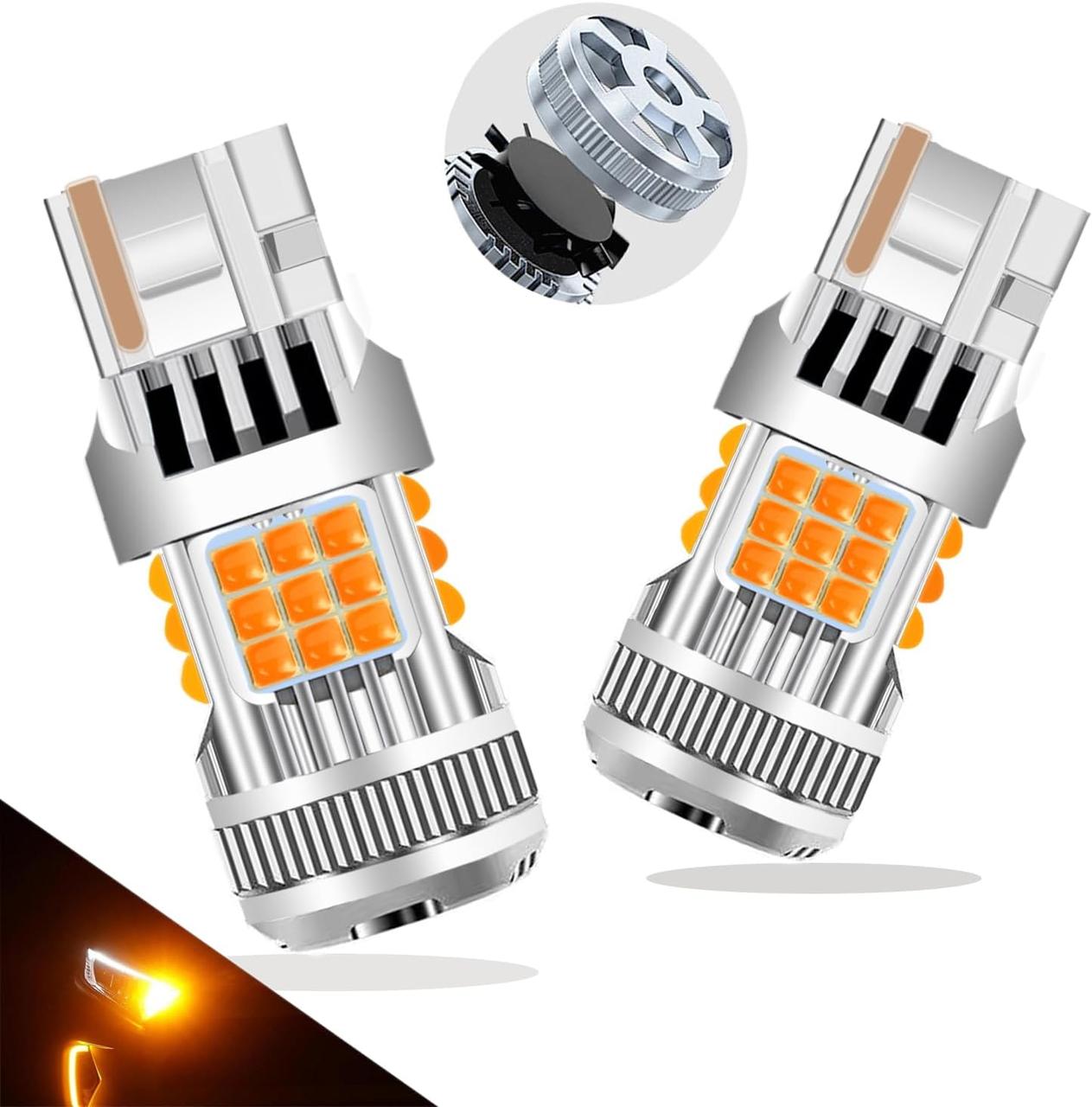 Лампа для поворотів Turbo LED 30W (Мега Яскрава, CAN-BUS, цокольT20 7440 W21W, 12V-24V)
